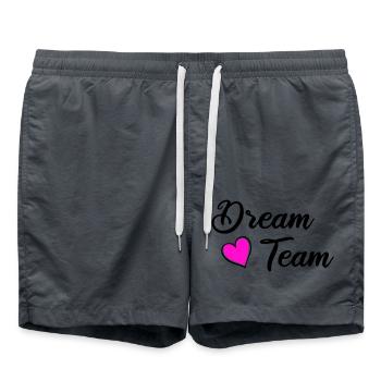 dream team - Badeshorts - Anthrazit - Vorne - AI Model Male 185 light (185cm)