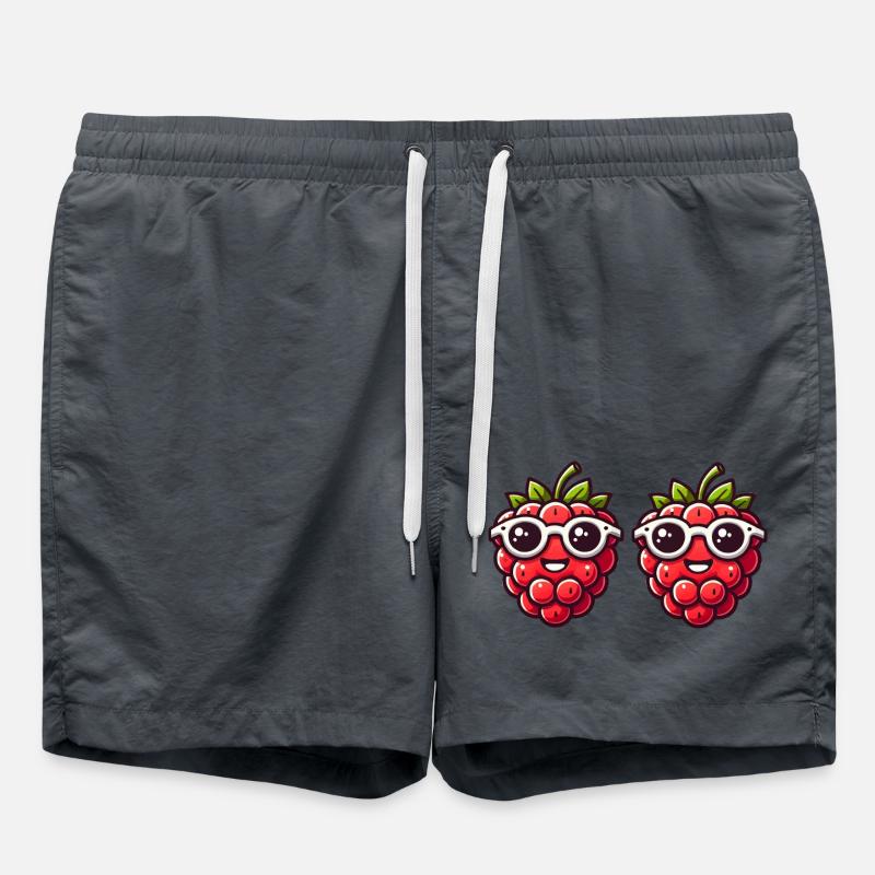 Raspberry Comic - Swim Trunks - anthracite