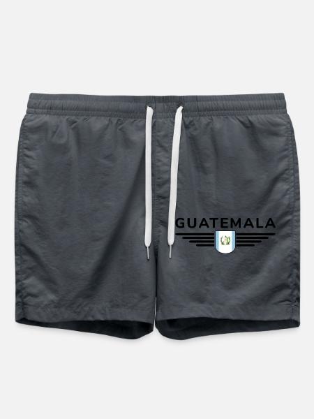 J’aime le Guatemala, T-shirt Style Design - Short de bain - charbon