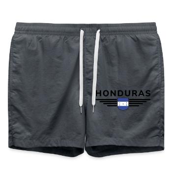 T-shirt Honduras pour les fans - Short de bain - charbon - Devant - AI Model Male 185 light (185cm)