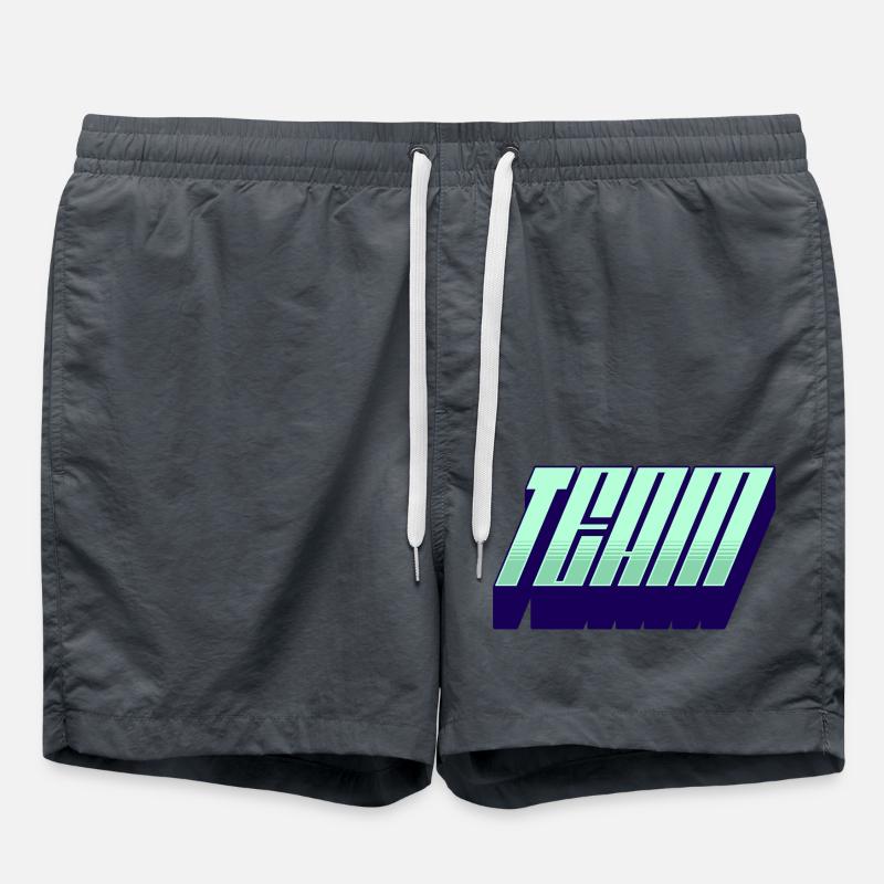 Team - Swim Trunks - anthracite