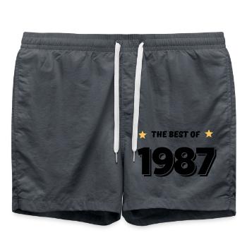 Das Beste aus 1987 - Badeshorts - Anthrazit - Vorne - AI Model Male 185 light (185cm)
