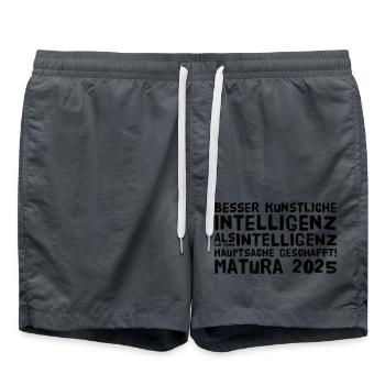 Matura - Badeshorts - Anthrazit - Vorne - AI Model Male 185 light (185cm)