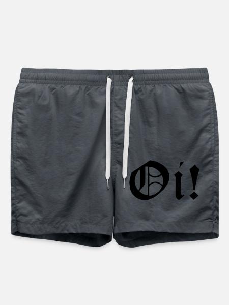 Working Class Skinhead Oi! Antiracist Bootboys My - Swim Trunks - anthracite