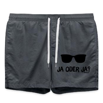 Ja oder Ja? - Badeshorts - Anthrazit - Vorne - AI Model Male 185 light (185cm)