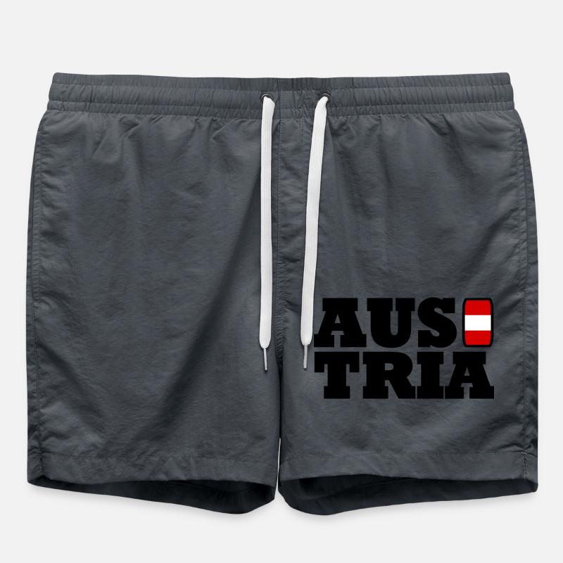 Austria - Swim Trunks - anthracite