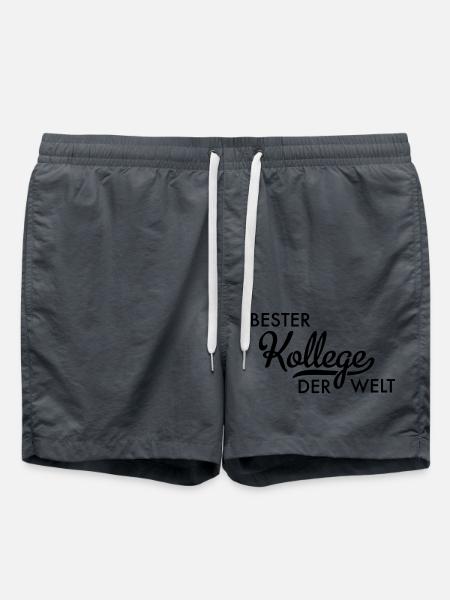 bester kollege - Badeshorts - Anthrazit