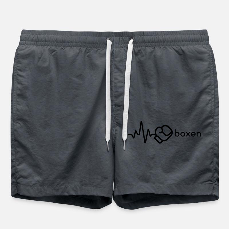 Boxe - Short de bain - charbon