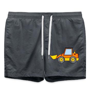 excavator - Swim Trunks - anthracite - Front - AI Model Male 185 light (185cm)