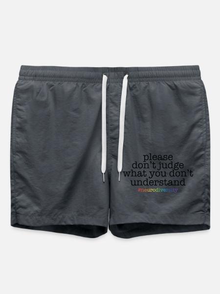 Neurodiversität - Badeshorts - Anthrazit