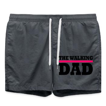 The walking dad - Short de bain - charbon - Devant - AI Model Male 185 light (185cm)