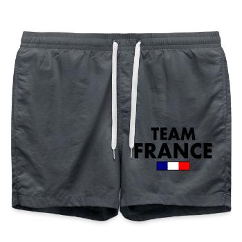 France - Short de bain - charbon - Devant - AI Model Male 185 light (185cm)