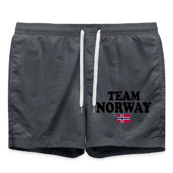 Team norway - Badeshorts - Anthrazit - Vorne - AI Model Male 185 light (185cm)