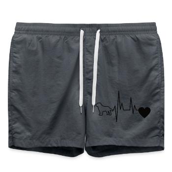 Dogs Labrador Pet Dog Gift Dog Owner - Swim Trunks - anthracite - Front - AI Model Male 185 light (185cm)