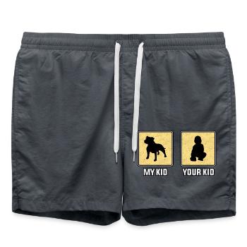 Votre enfant mon enfant - Short de bain - charbon - Devant - AI Model Male 185 light (185cm)