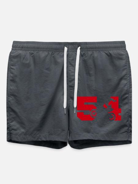 Moto 54 biker - Swim Trunks - anthracite
