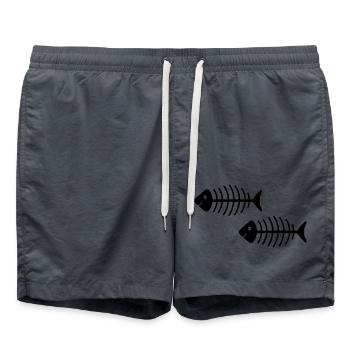 Fischgrete 2 - Short de bain - charbon - Devant - AI Model Male 185 light (185cm)
