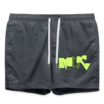 MTK CREW - Badeshorts - Anthrazit - Vorne - AI Model Male 185 light (185cm)