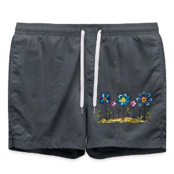 Fleur - Short de bain - charbon - Devant - AI Model Male 185 light (185cm)