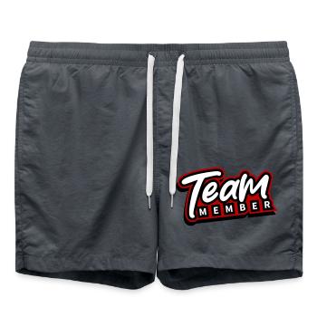 Team Mitglied - Badeshorts - Anthrazit - Vorne - AI Model Male 185 light (185cm)
