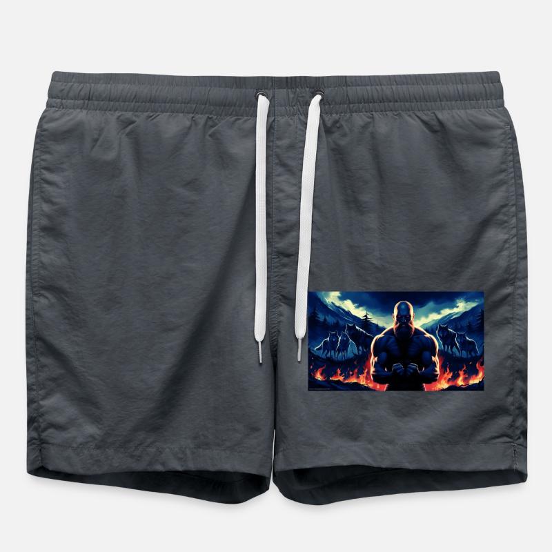 Primal Warrior - Swim Trunks - anthracite