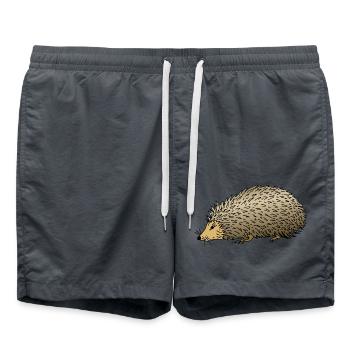 Igel - Badeshorts - Anthrazit - Vorne - AI Model Male 185 light (185cm)
