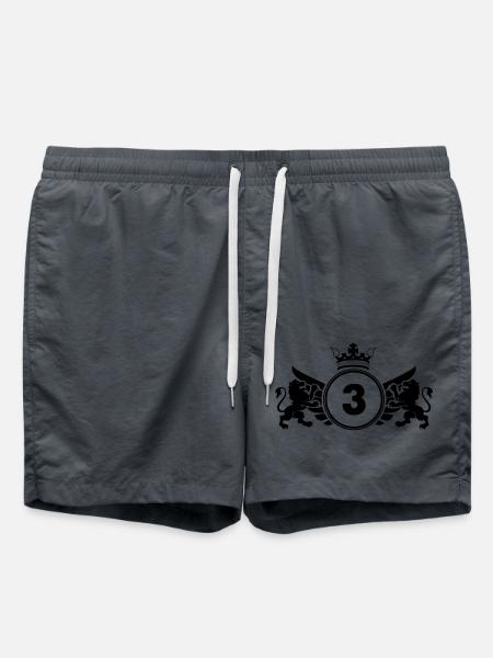 Coat of arms 3 - Swim Trunks - anthracite