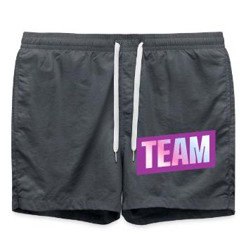 Team - Badeshorts - Anthrazit - Vorne - AI Model Male 185 light (185cm)