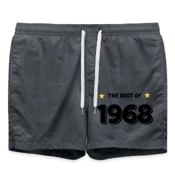 Best of 1968 - Short de bain - charbon - Devant - AI Model Male 185 light (185cm)
