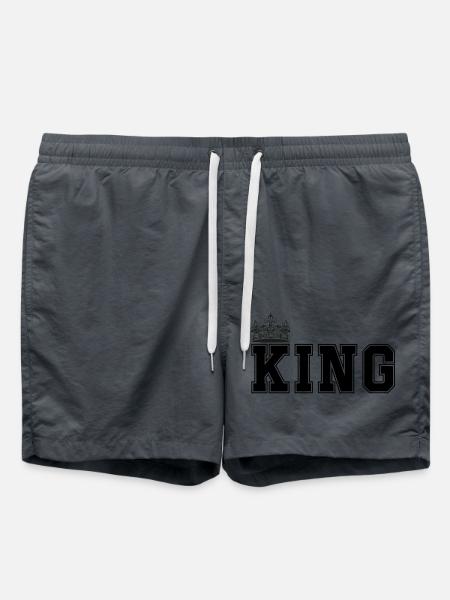 Roi - Short de bain - charbon