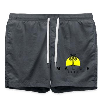 Malle 2025 - Badeshorts - Anthrazit - Vorne - AI Model Male 185 light (185cm)