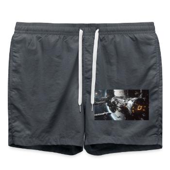 Lost in Space 1 1 - Badeshorts - Anthrazit - Vorne - AI Model Male 185 light (185cm)