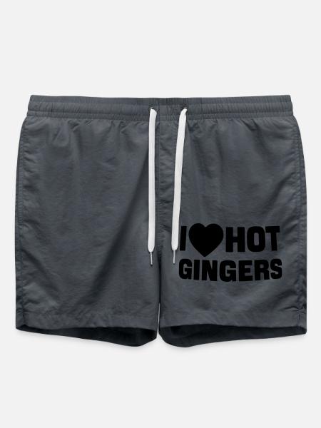 I love gingers - Swim Trunks - anthracite