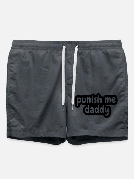 punish me daddy - Swim Trunks - anthracite