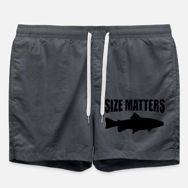 size matters - Swim Trunks - anthracite