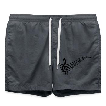 Notation - Short de bain - charbon - Devant - AI Model Male 185 light (185cm)