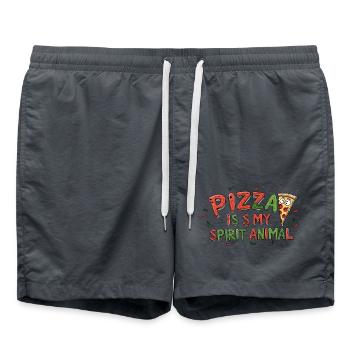 Food lover - Badeshorts - Anthrazit - Vorne - AI Model Male 185 light (185cm)