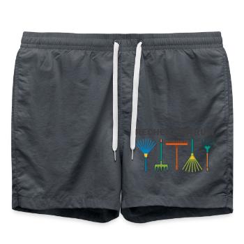 Computer centre - Swim Trunks - anthracite - Front - AI Model Male 185 light (185cm)