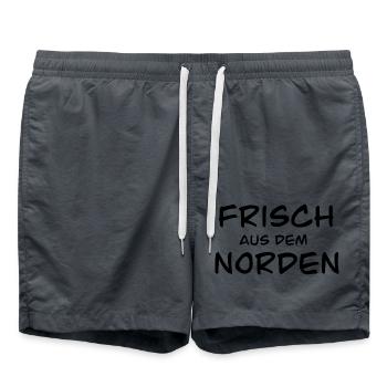 frisch aus dem Norden - Badeshorts - Anthrazit - Vorne - AI Model Male 185 light (185cm)