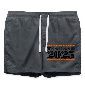 Thaïlande 2025 - Short de bain - charbon - Devant - AI Model Male 185 light (185cm)