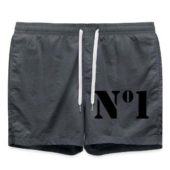 Point 1 - Short de bain - charbon - Devant - AI Model Male 185 light (185cm)