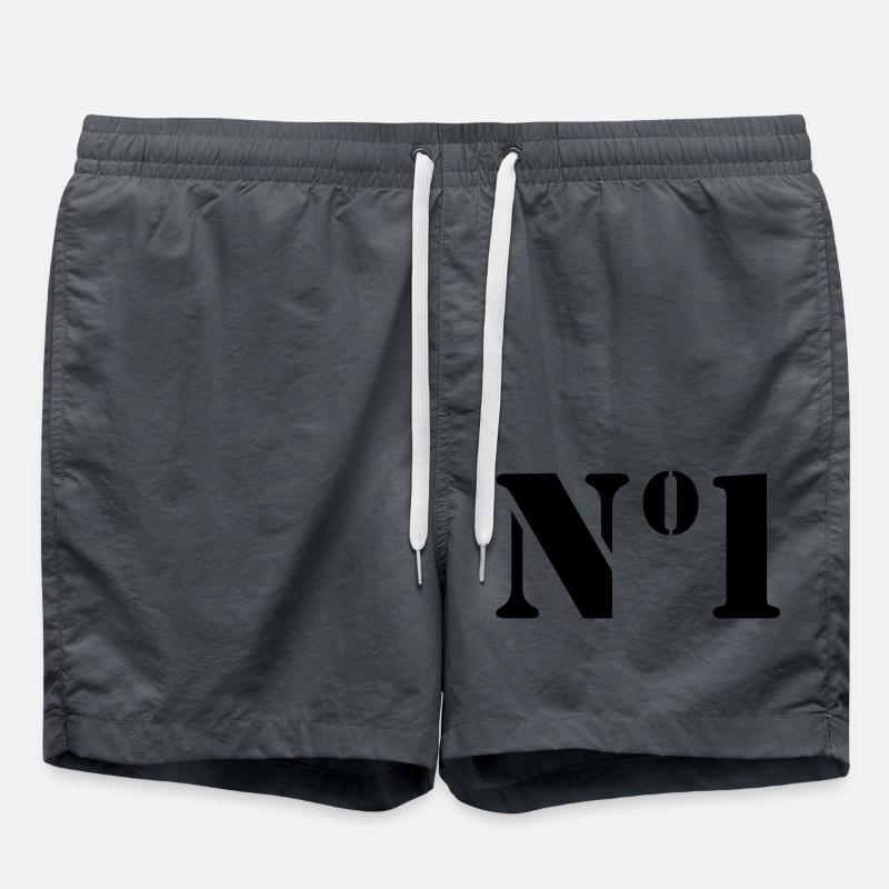 Nummer 1 - Badeshorts - Anthrazit