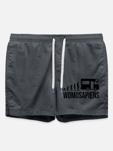 Womosapiens Wohnmobil Evolution - Badeshorts - Anthrazit