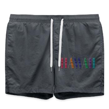 Hawaii Summer Vacation Gift Hommes Femmes Enfants - Short de bain - charbon - Devant - AI Model Male 185 light (185cm)