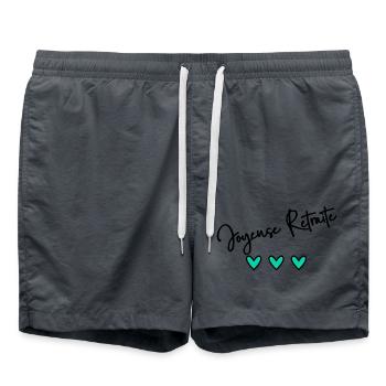 RETRAITE. BONNE RETRAITE. JOYEUSE RETRAITE - Short de bain - charbon - Devant - AI Model Male 185 light (185cm)