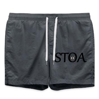 STOA 2 - Badeshorts - Anthrazit - Vorne - AI Model Male 185 light (185cm)
