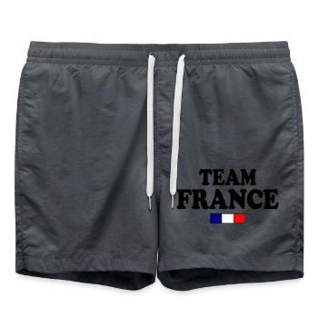 Team france - Swim Trunks - anthracite - Front - AI Model Male 185 light (185cm)