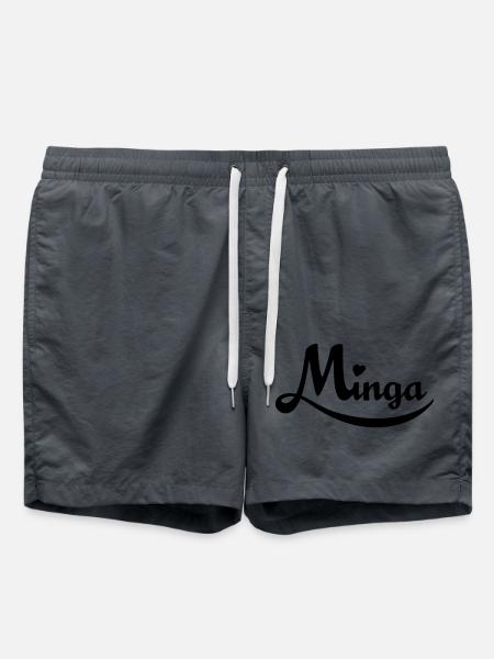 Minga - the Bavarian Munich - Swim Trunks - anthracite