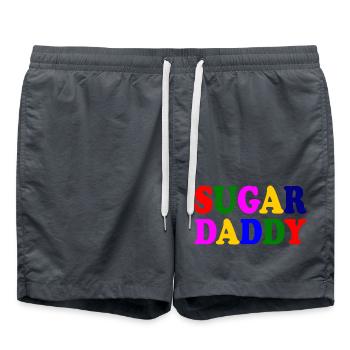Sugar daddy - Short de bain - charbon - Devant - AI Model Male 185 light (185cm)