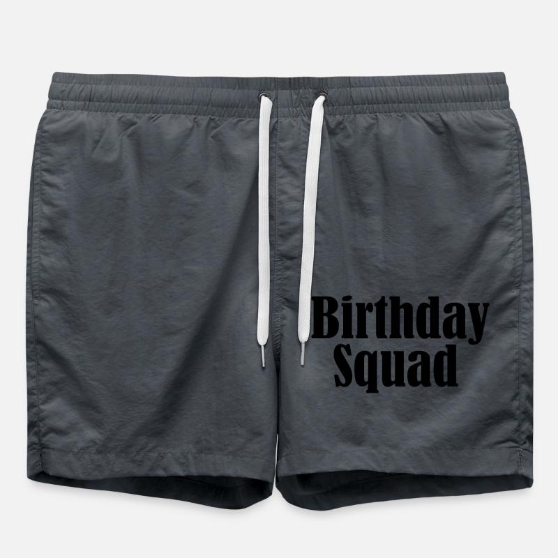 Birthday squad - Swim Trunks - anthracite